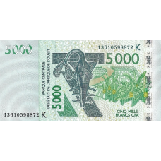 P717Km Senegal - 5000 Francs Year 2013